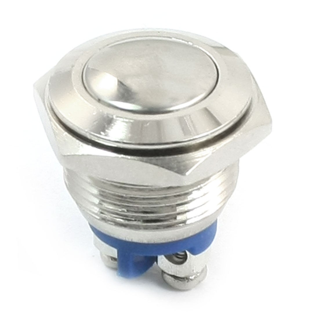 16mm Panel Mounted AC 250V 3A SPST Momentary Control Push Button Switch