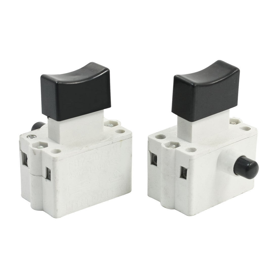 2 Pcs Replacement Optional Locking DPST 2NC Trigger Switch for Cutting Machine