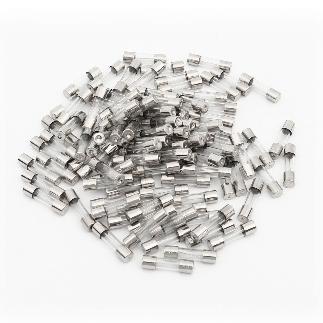 Car Spare Parts 5mmx20mm 10A 250V Low Breaking Capacity Glass Tube Fuses 100 Pcs
