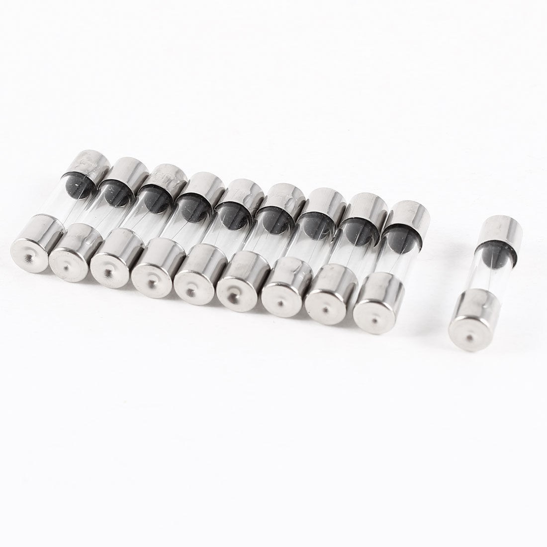 10 Pcs Fast Blow Type Glass Tube Fuses 5x20mm 250V 1A 1000mA