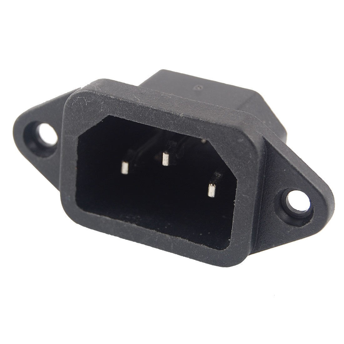 AC 250V 10A 3P C14 Plug Panel Mount Power Inlet Socket Tbujg