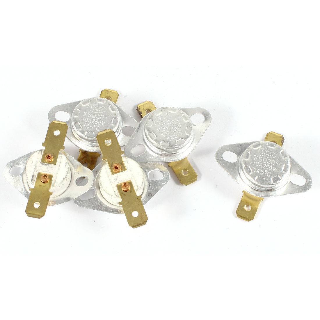 5PCS KSD301 250V 10A 145 Celsius Normal Close Temperature Controlled Switch