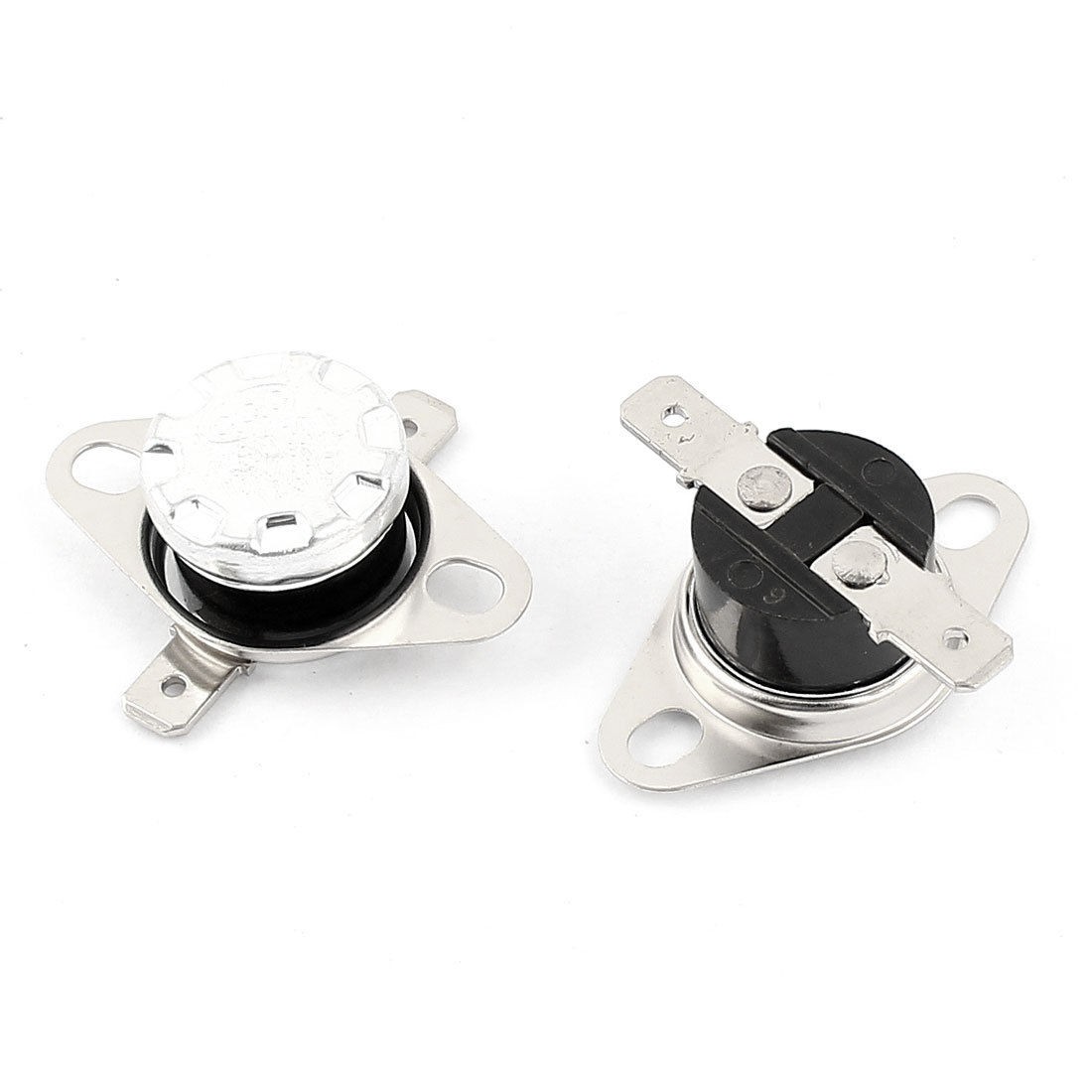2 Pcs AC 250V 125C 257F NC Thermostat Temperature Control Thermal Switch KSD301