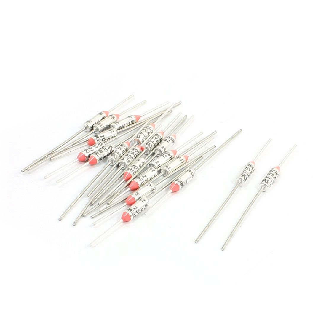 20 Pcs RY Series TF 216 Celsius 250V 10A Thermal Fuse