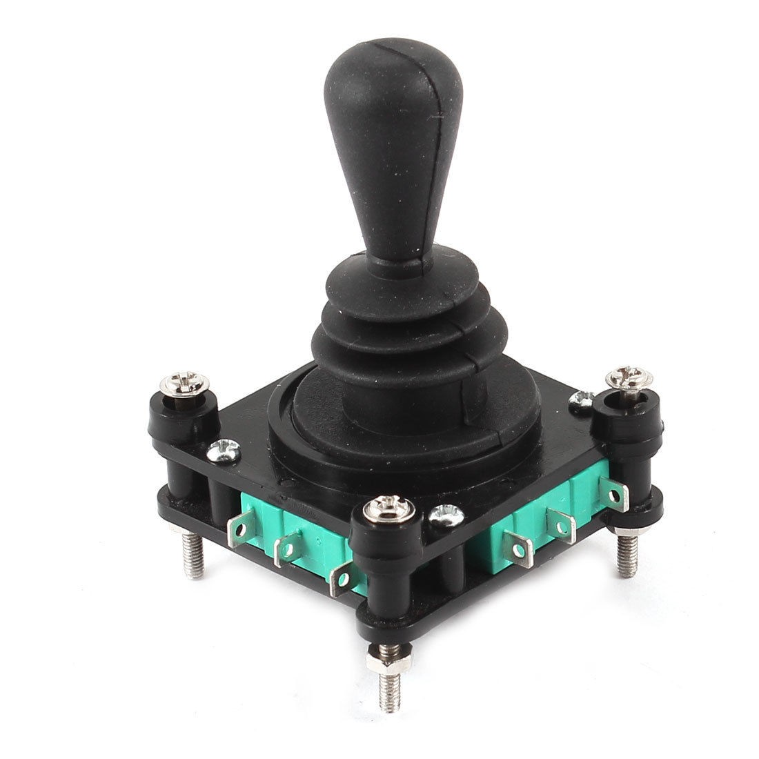 Black 360 Degree 4NO 4NC Game Joystick Switch AC 240V 5Amp