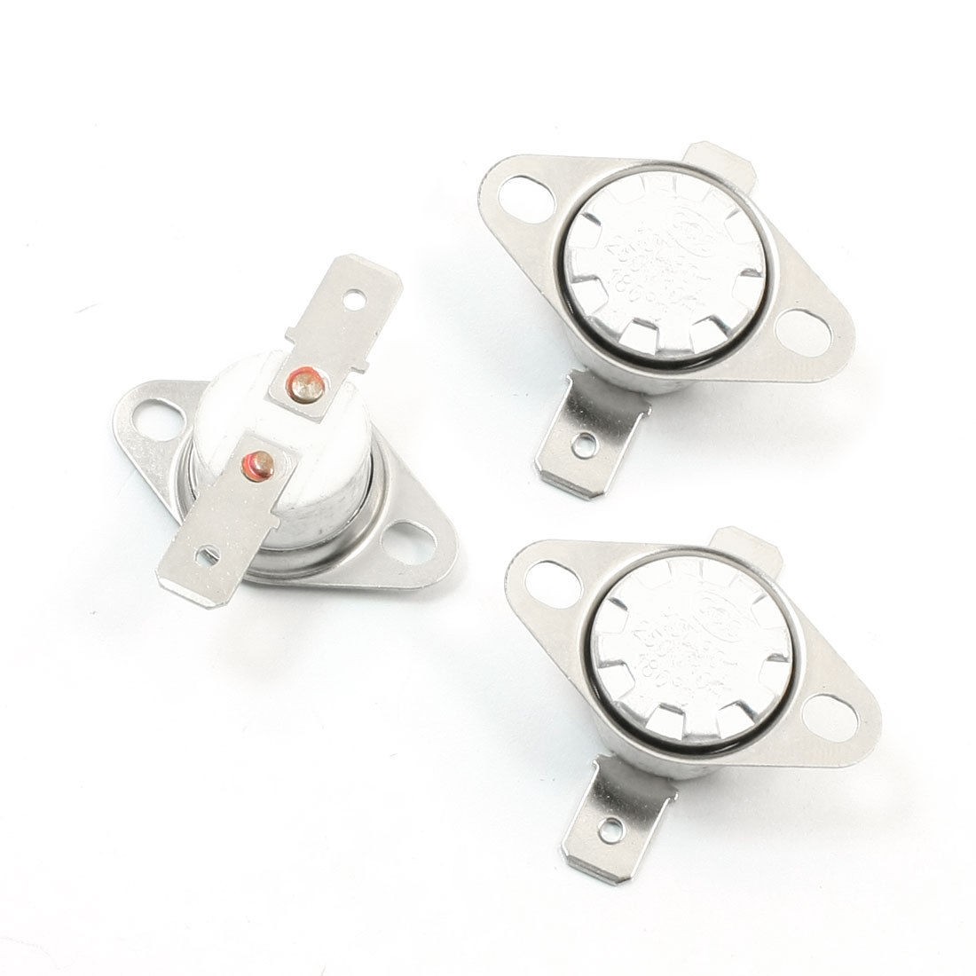 3pcs AC 250V 10A 180C N/C Temperature Control Switch Thermostat KSD301
