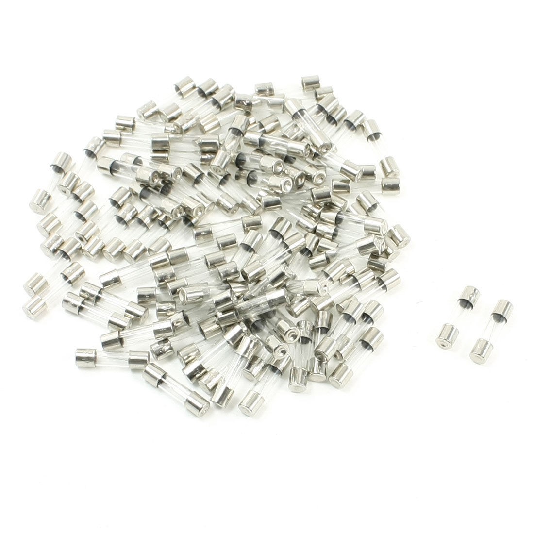 100 Pcs Low Breaking Capacity 5 x 20mm Fast Blow Glass Tube Fuses 3A 250V