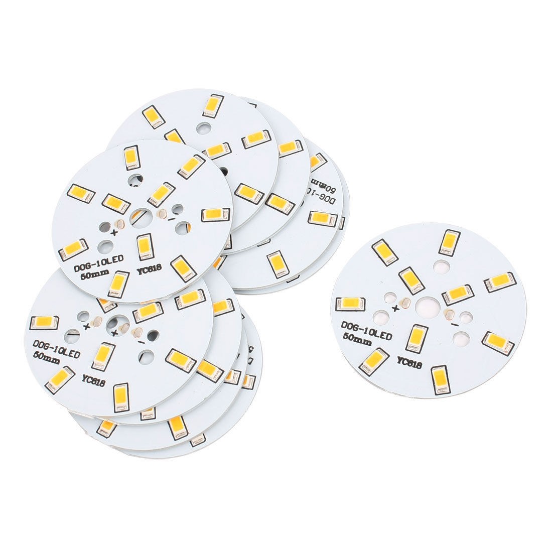 5W Warm White 10 SMD 5630 LED Light Downlight Aluminum Heatsink Base Plate 10pcs