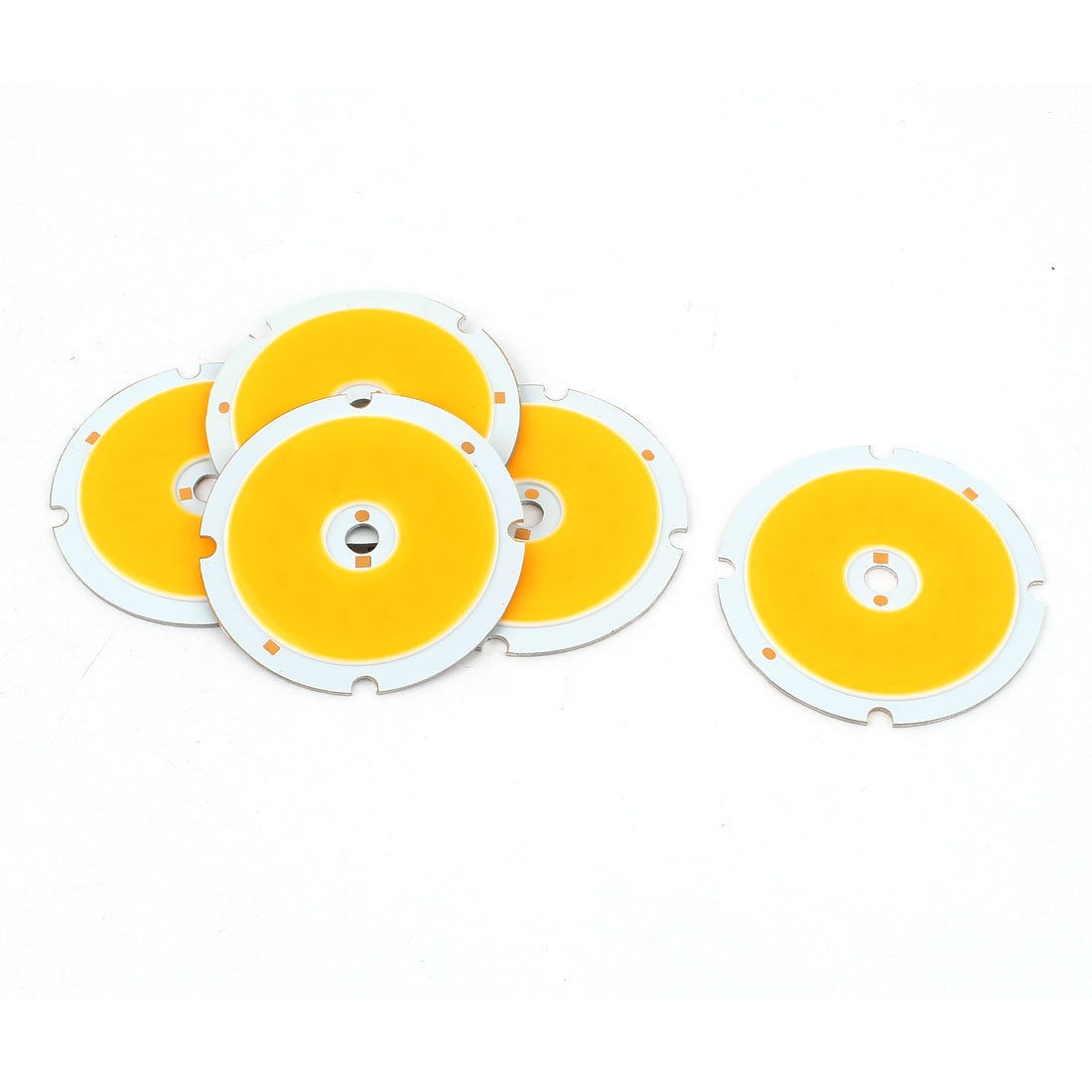 5pcs 7W DC21-24V 300mA 80-100LM/W Warm White LED Light COB Lamp Bead Chip