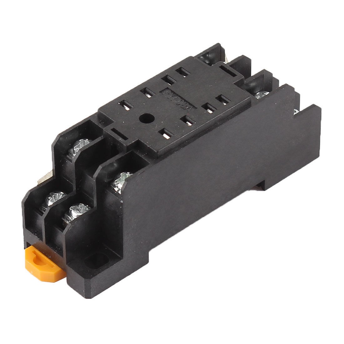 250VAC 10A Plastic Shell DIN Rail Mount 8 Pins Relay Socket Base PYF08A