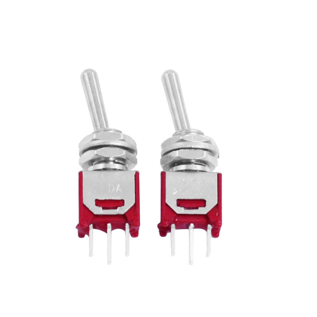 2 Pcs AC 250V 1.5A SPDT On/On 2 Position Mini Toggle Switch