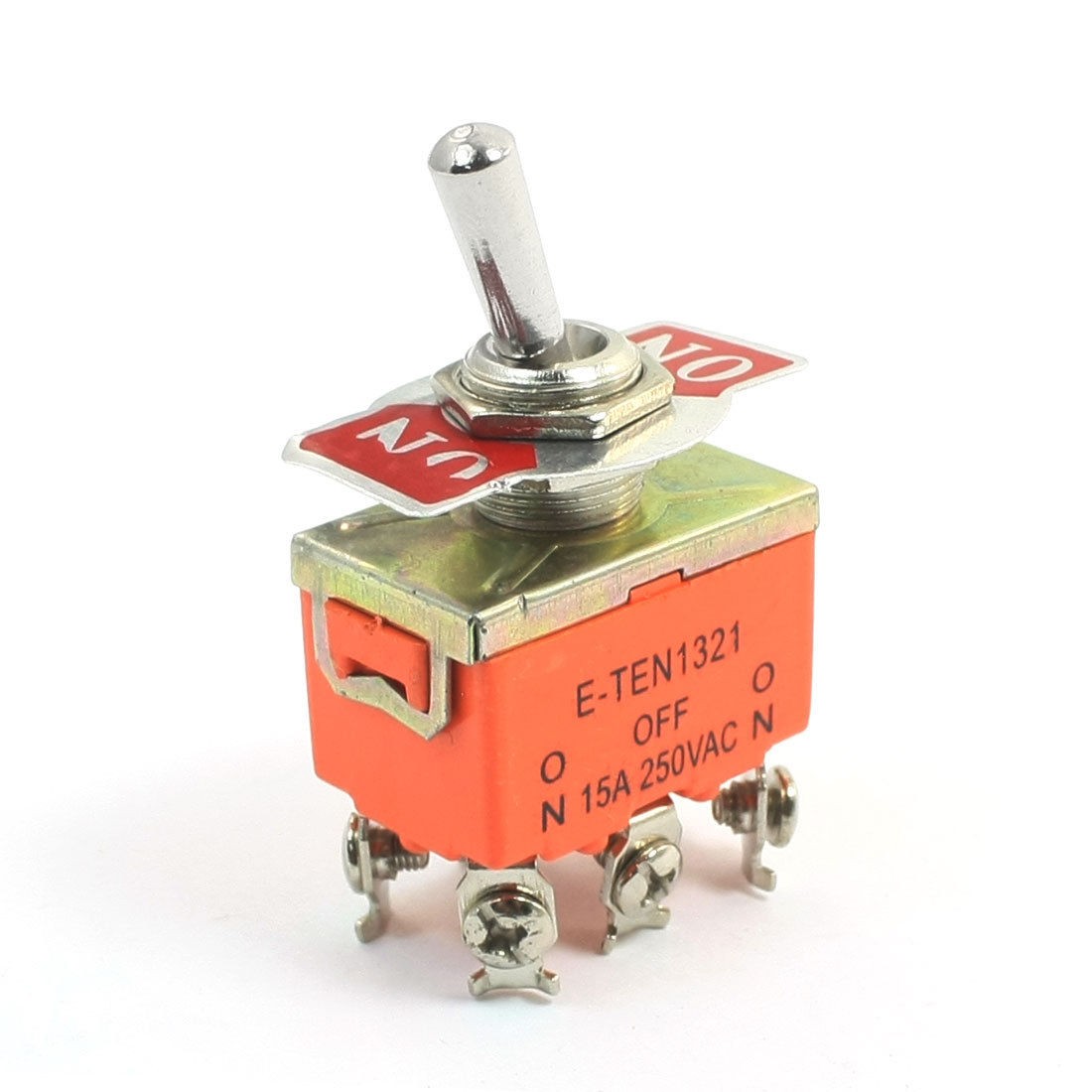 15A 250V AC ON/ON Double Position DPDT Latching Action Toggle Switch