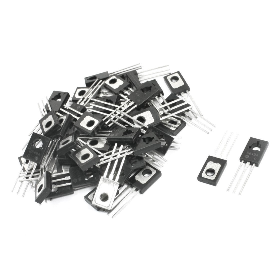 50PCS Electric Component B649A 160V 1.5A 3Pin TO-126 PNP Transistor