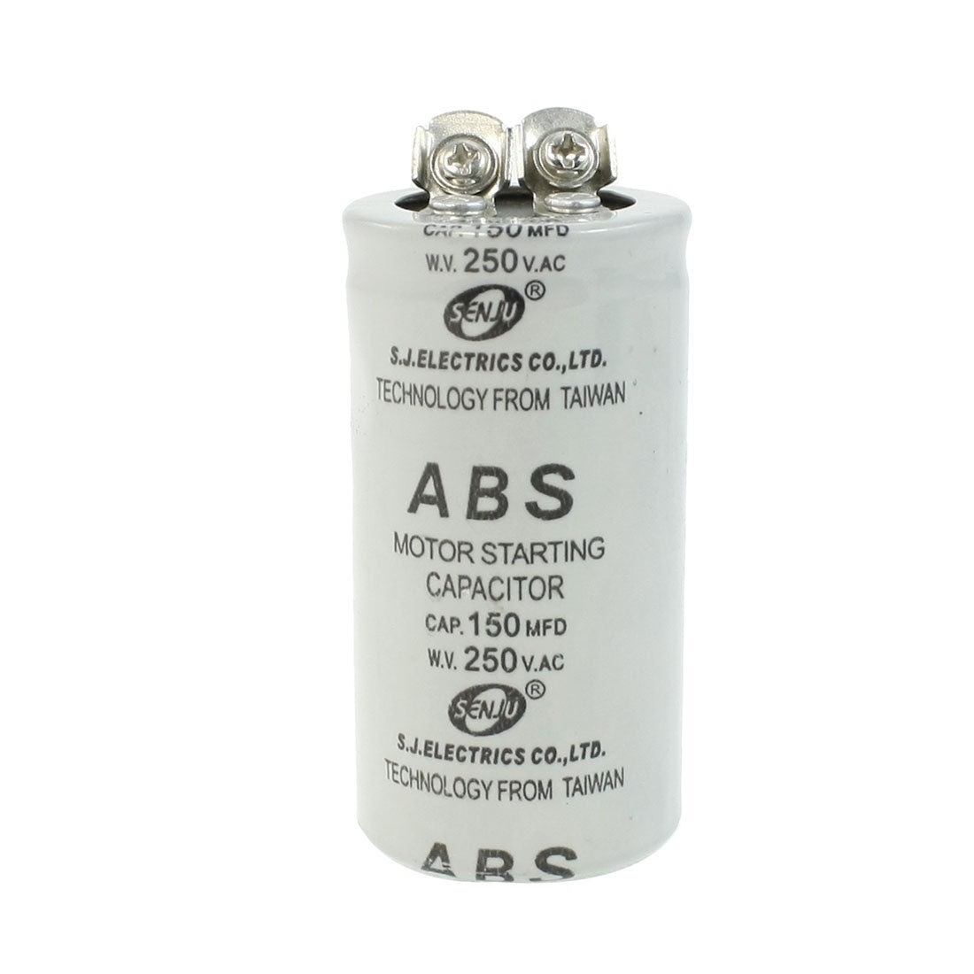 ABS 150MFD 150uF 250V Cylindrical AC Motor Starting Capacitor
