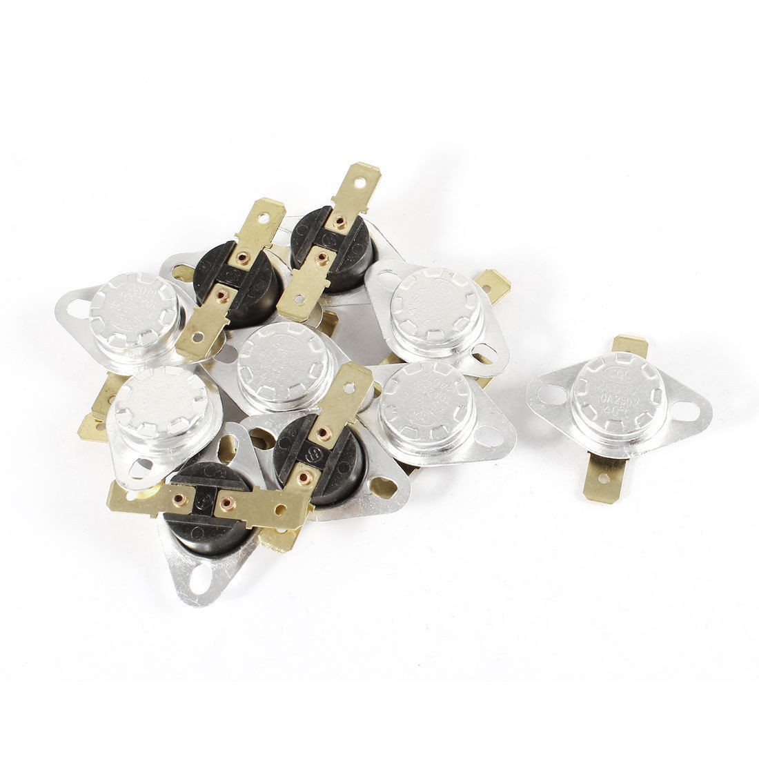 10 Pcs KSD301 250V 10A 140 Celsius Normal Close Temperature Controlled Switch