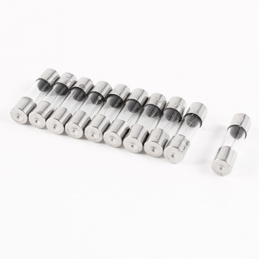10 Pcs Fast Blow Type Glass Tube Fuses 5x20mm 250V 7A