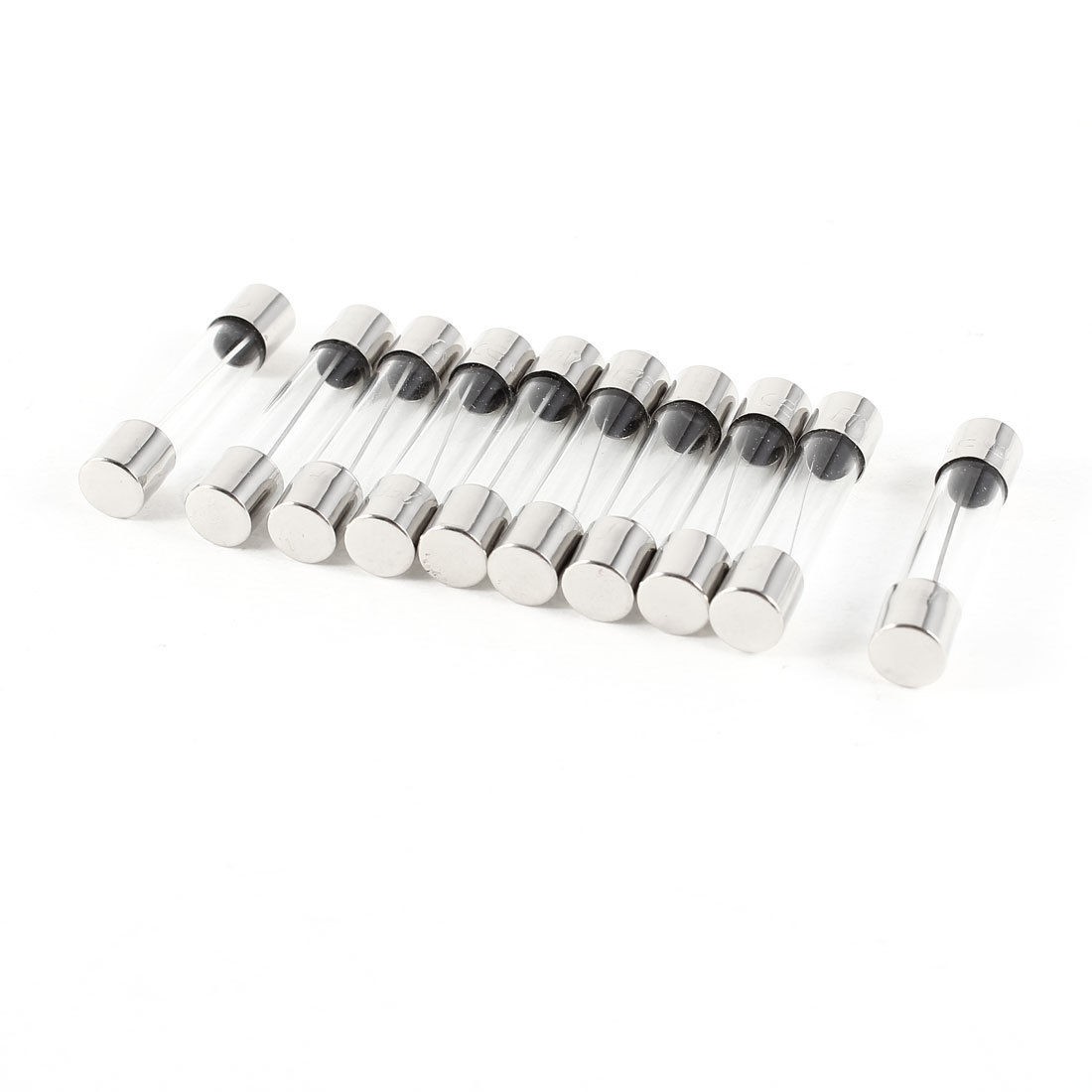 10 Pcs Fast Blow Type Glass Tube Fuses 6x30mm 250V 10A