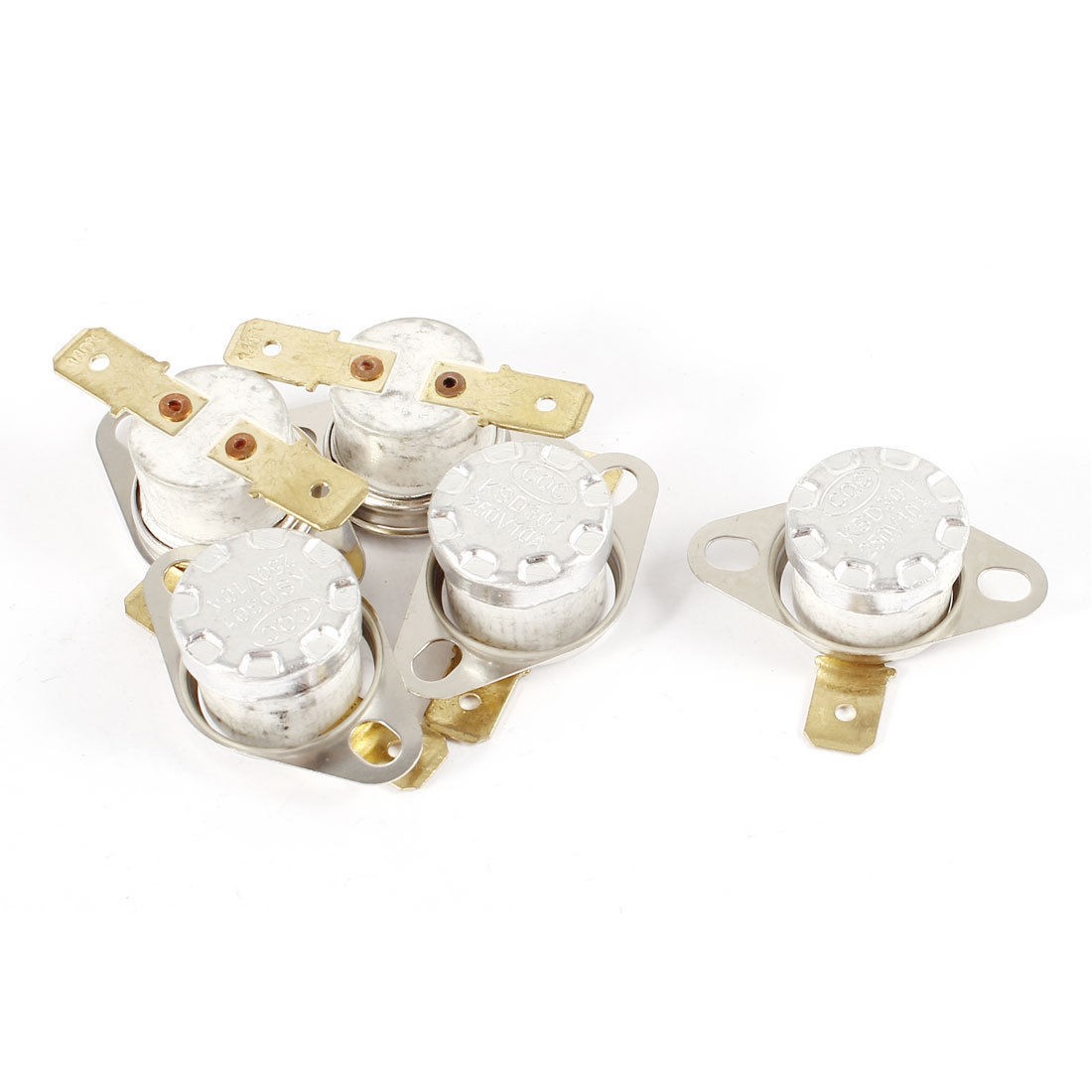 5PCS KSD301 250V 10A 140 Celsius Normal Close Temperature Controlled Switch