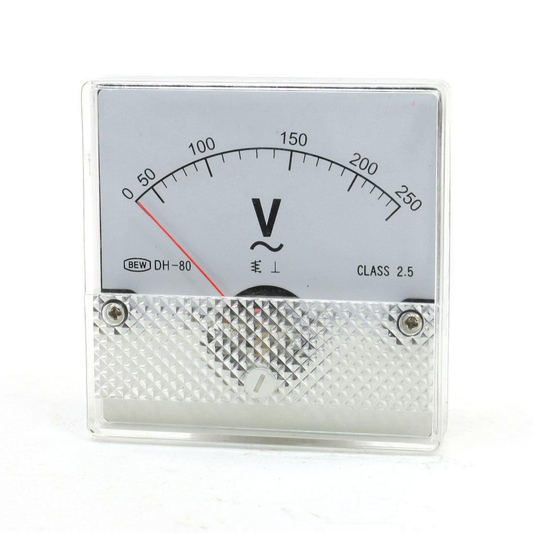 Class 2.5 AC 250V 5mm 2mm Screw Mounting Voltage Test Meter Voltmeter