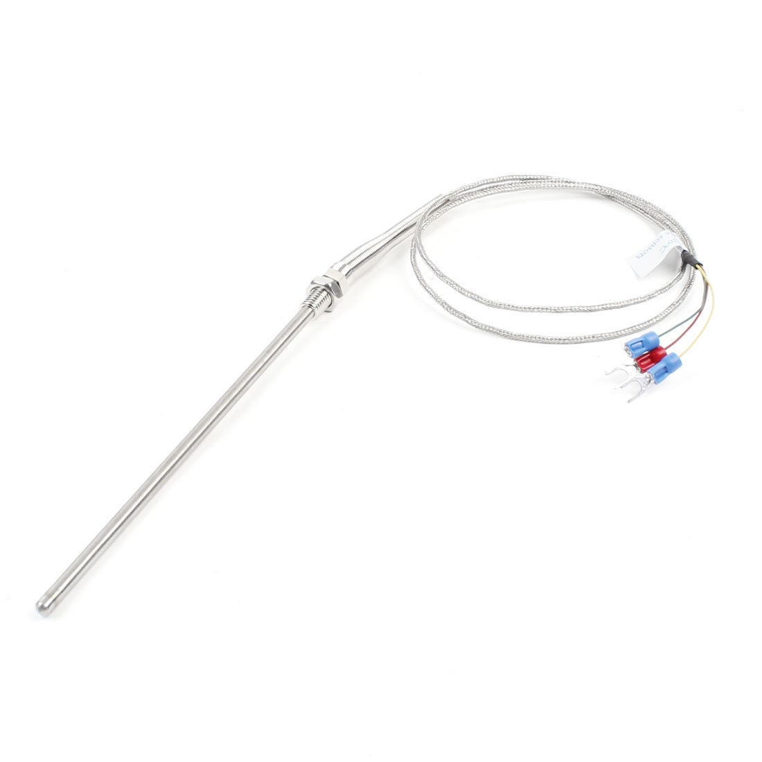 PT100 -20-420 Degree Celsius Spring Loaded Thermocouple Temperature Sensor 1M