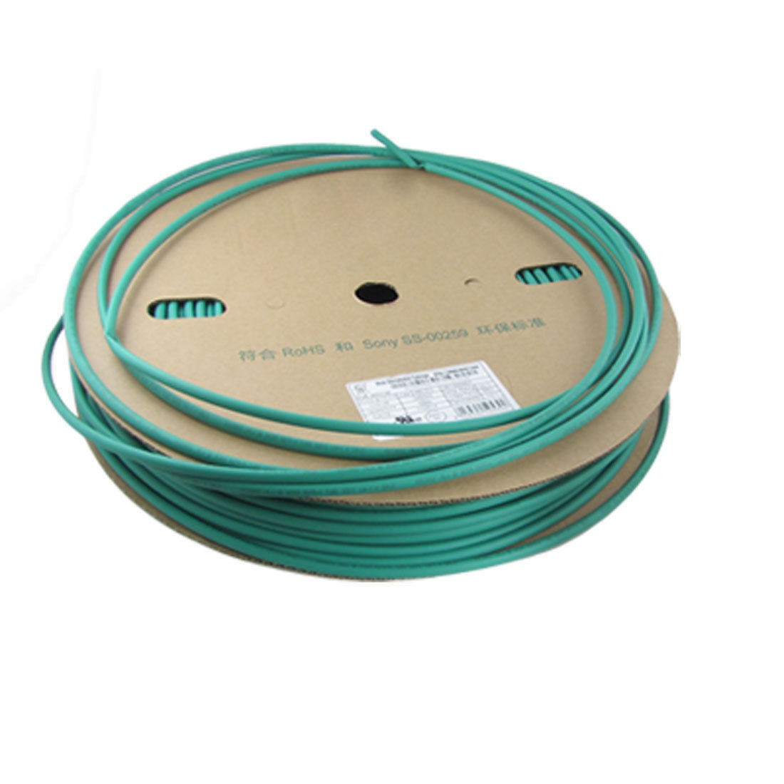 100M 6.0mm Dia. Green Sleeves Heat Shrink Tubes Ratio 2:1