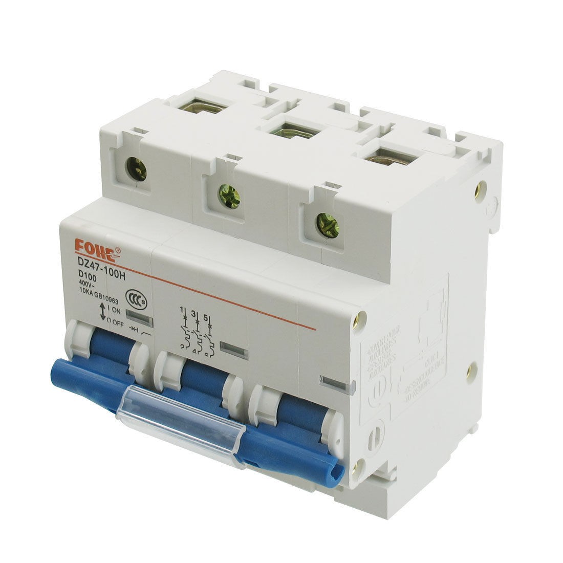 AC 400V 100A 3-Pole 3P Overload Protection Miniature Circuit Breaker