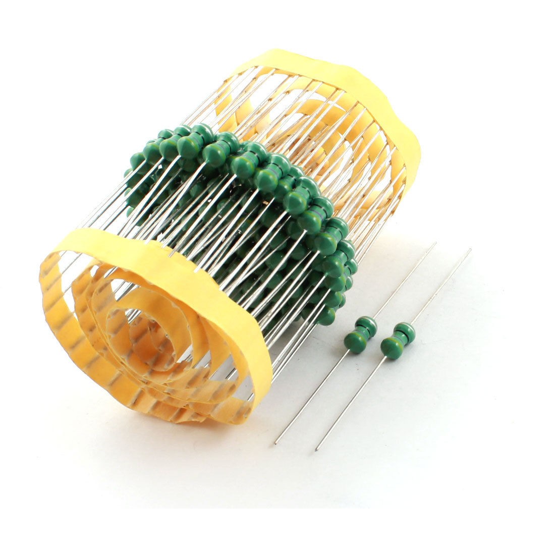 100 Pcs Through Hole Mount 47uH 0510 1W 10% Color Ring Inductors 5x10mm