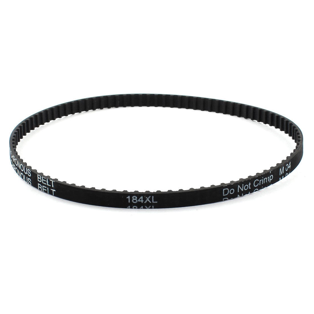 XL-184 92 Teeth 7.9mm Width Black Rubber Cogged Industrial Timing Belt 18.4"