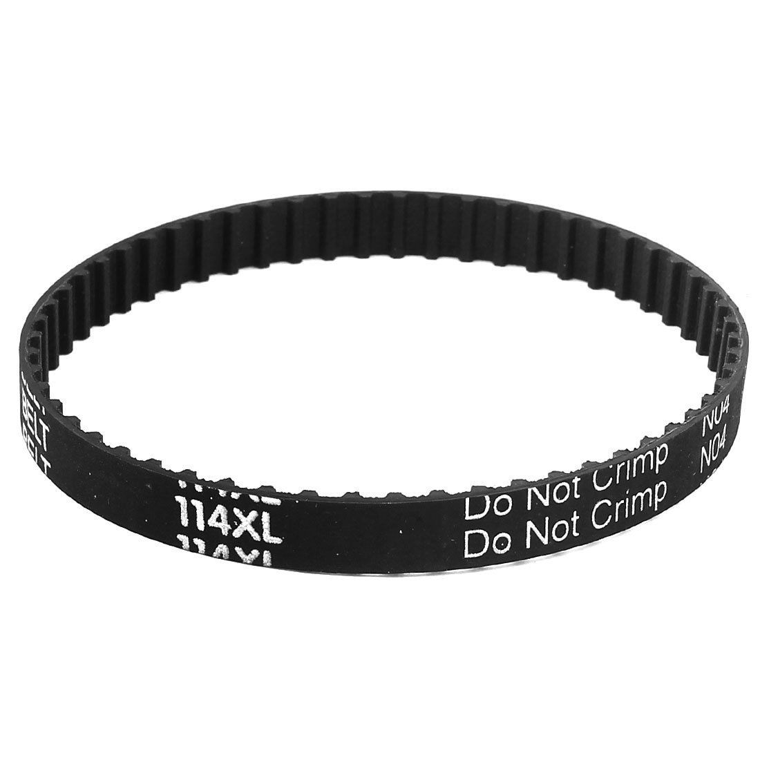 114XL Series 037 9.5mm Wide 57 Teeth 289.56mm Pitch Length Timing Belt Black