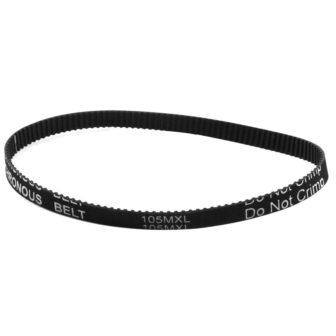 105MXL025 131-Tooth 6.4mm Wide Black Industrial Synchronous Timing Belt 10.5"