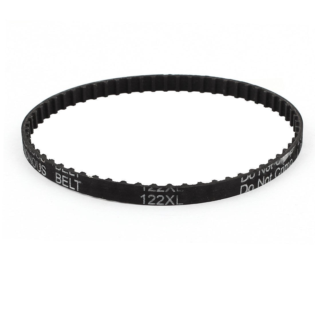 122XL 025 61 Teeth 6.4mm Width 309.88mm Pitch Length Timing Belt Black