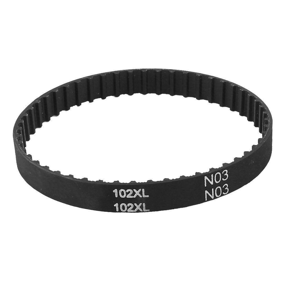 102XL 037 51 Teeth 5.08mm Pitch 9.5mm Wide 259.08mm 10.2" Timing Belt Black