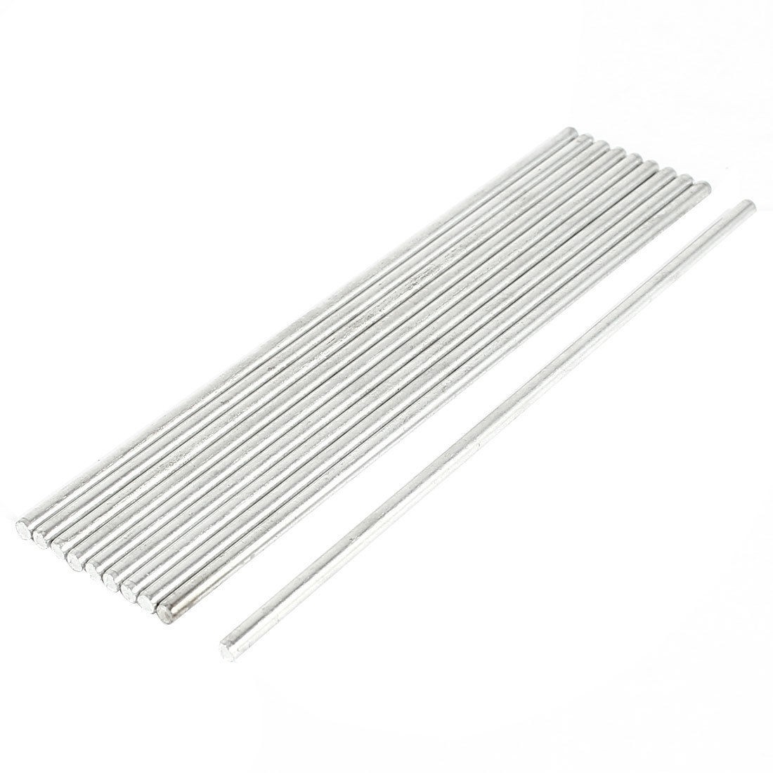 DIY Car RC Helicopter Toy Stainless Steel Round Axles Rod Bar 2.5mmx100mm 10 Pcs