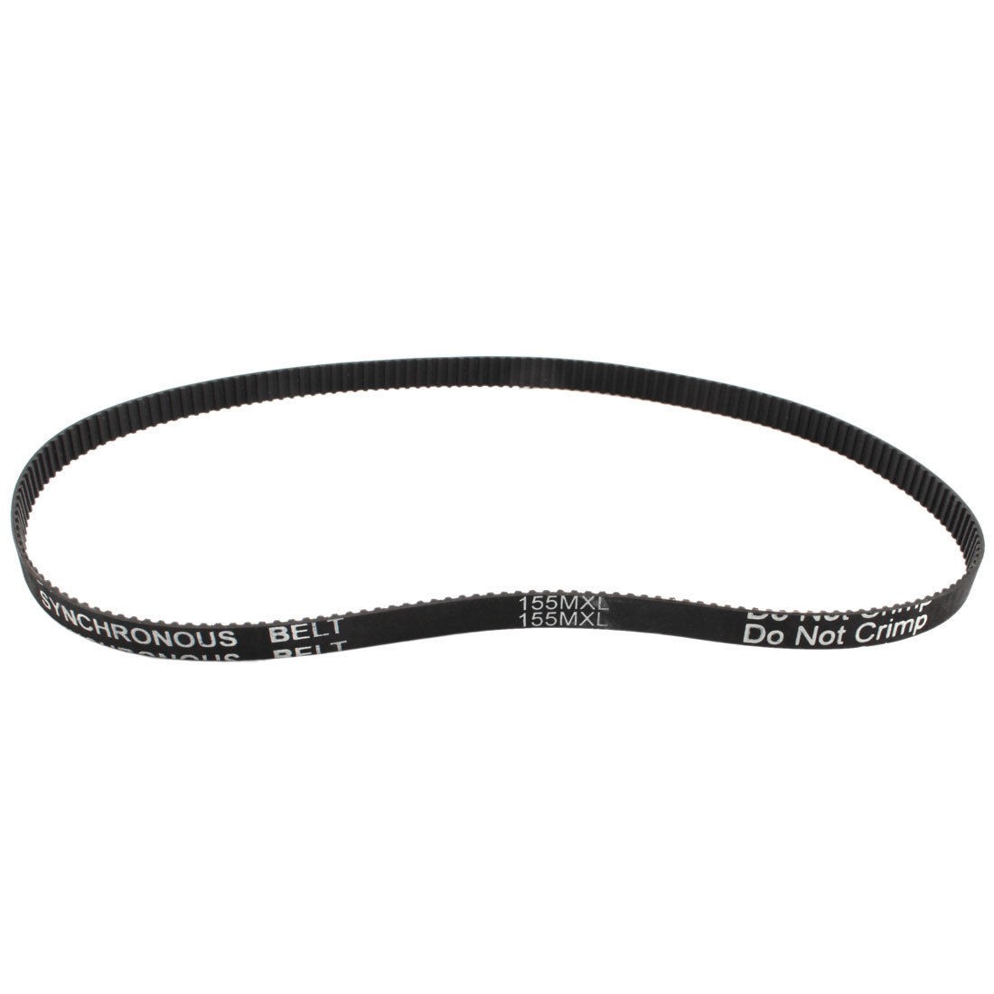 155MXL025 194 Teeth 6.4mm Width Black Industrial Groove Timing Belt 394.21mm
