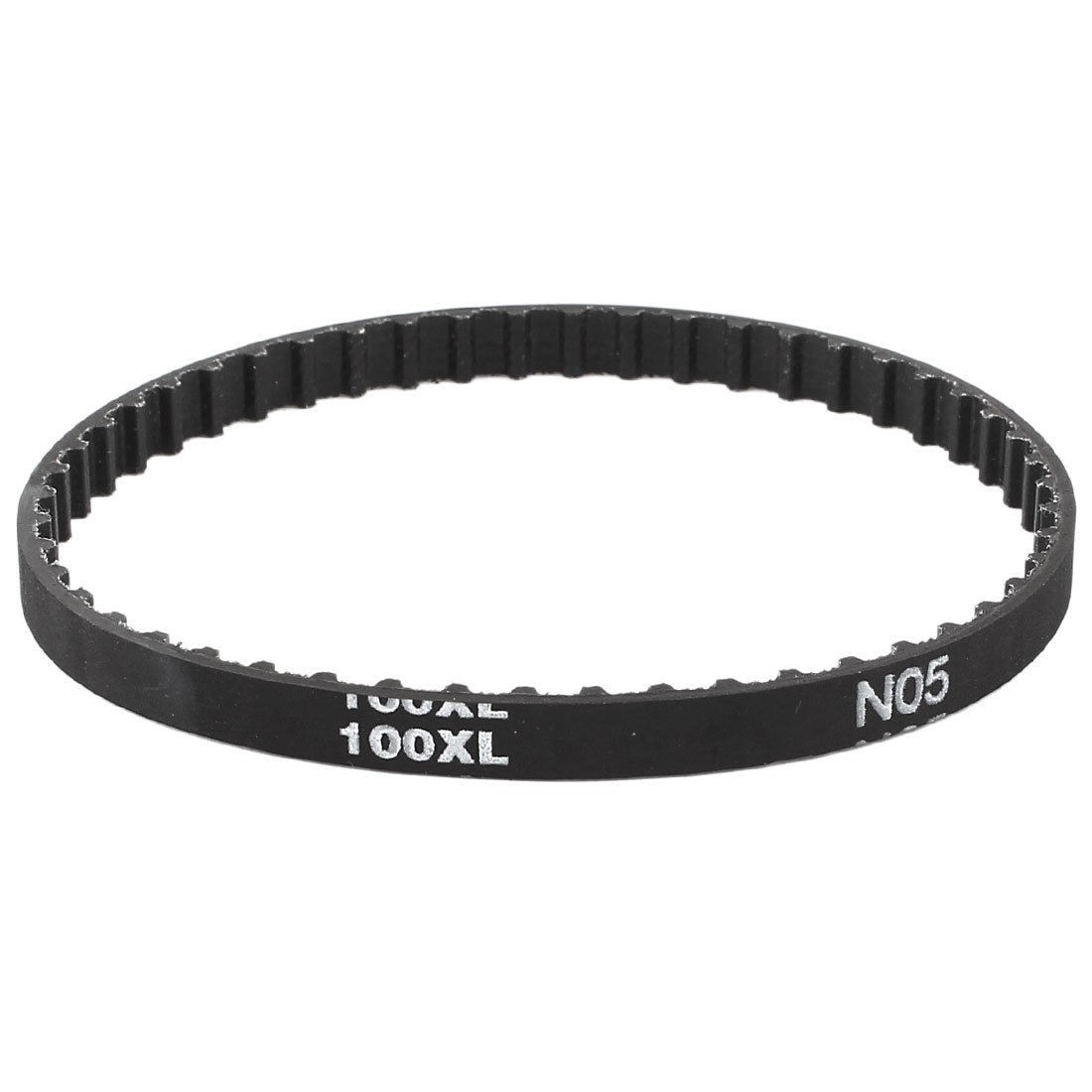 100XL 031 50 Teeth 7.9mm Width Rubber Drying Machine Timing Belt Black