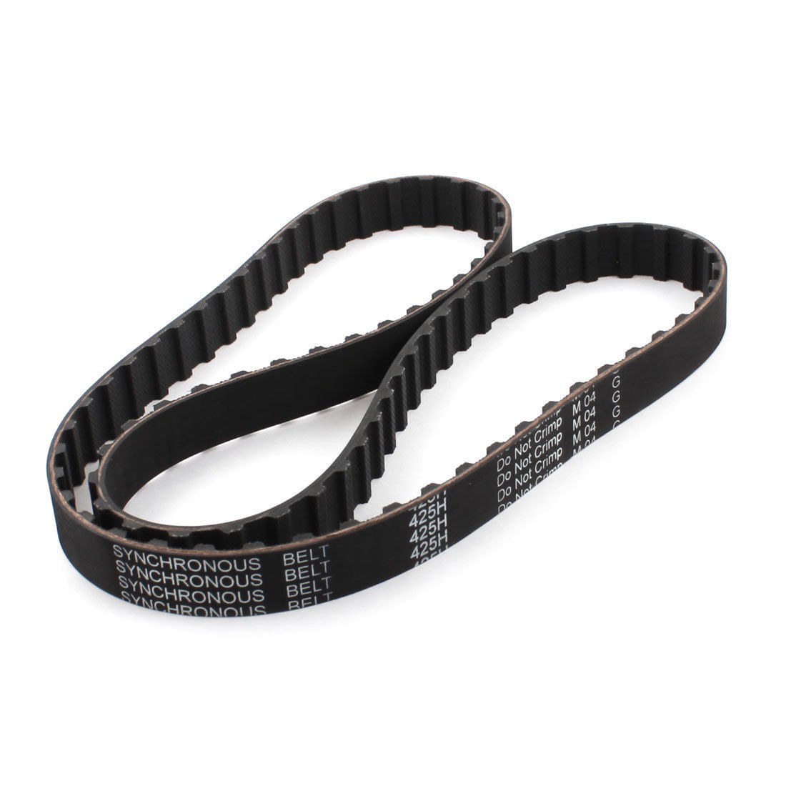 425H 075 0.75" Width 85 Teeth Single Side Black Synchronous Timing Belt 42.5"