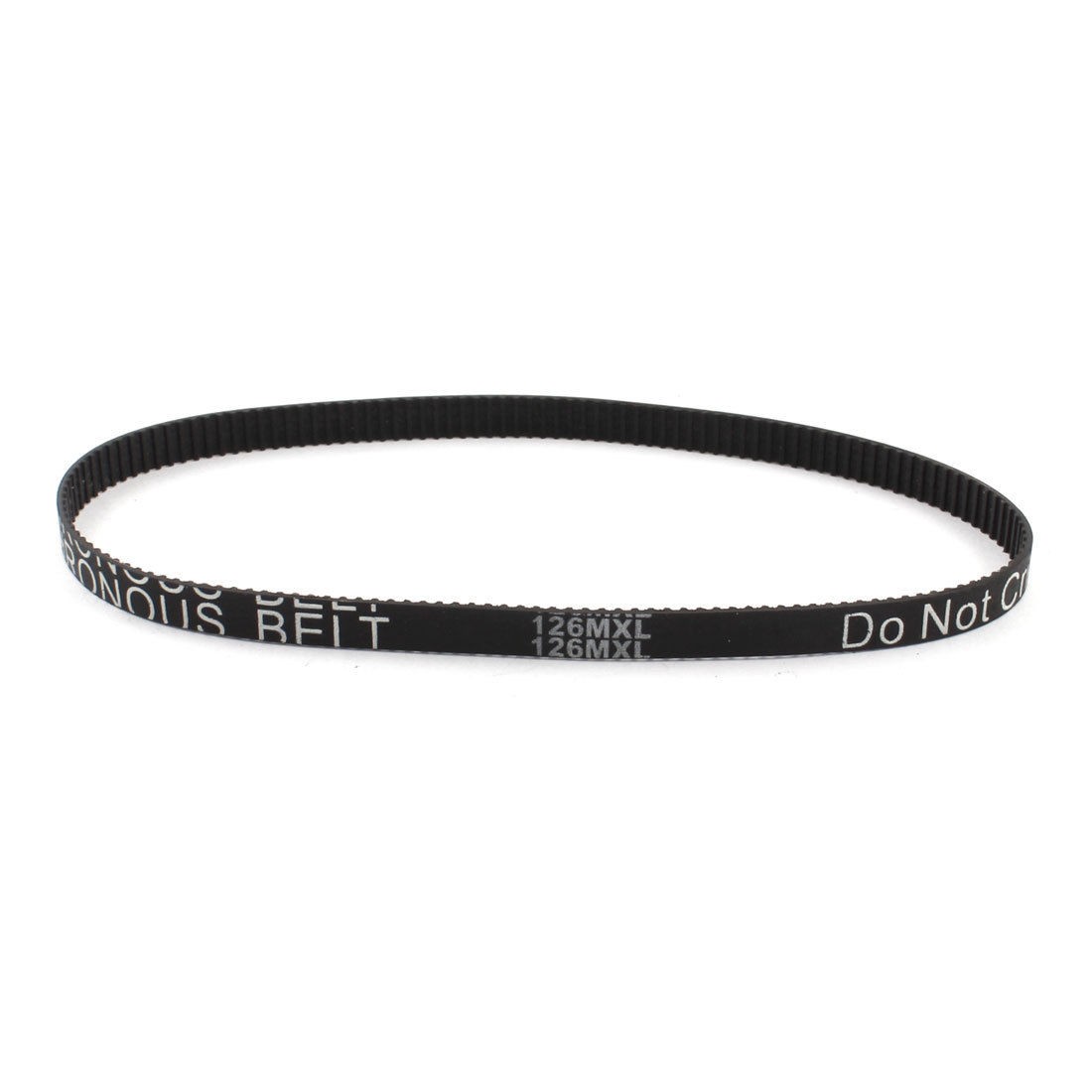 126MXL025 158 Teeth 2.032mm Pitch 1/4" Width Black Groove Timing Belt 321.06mm
