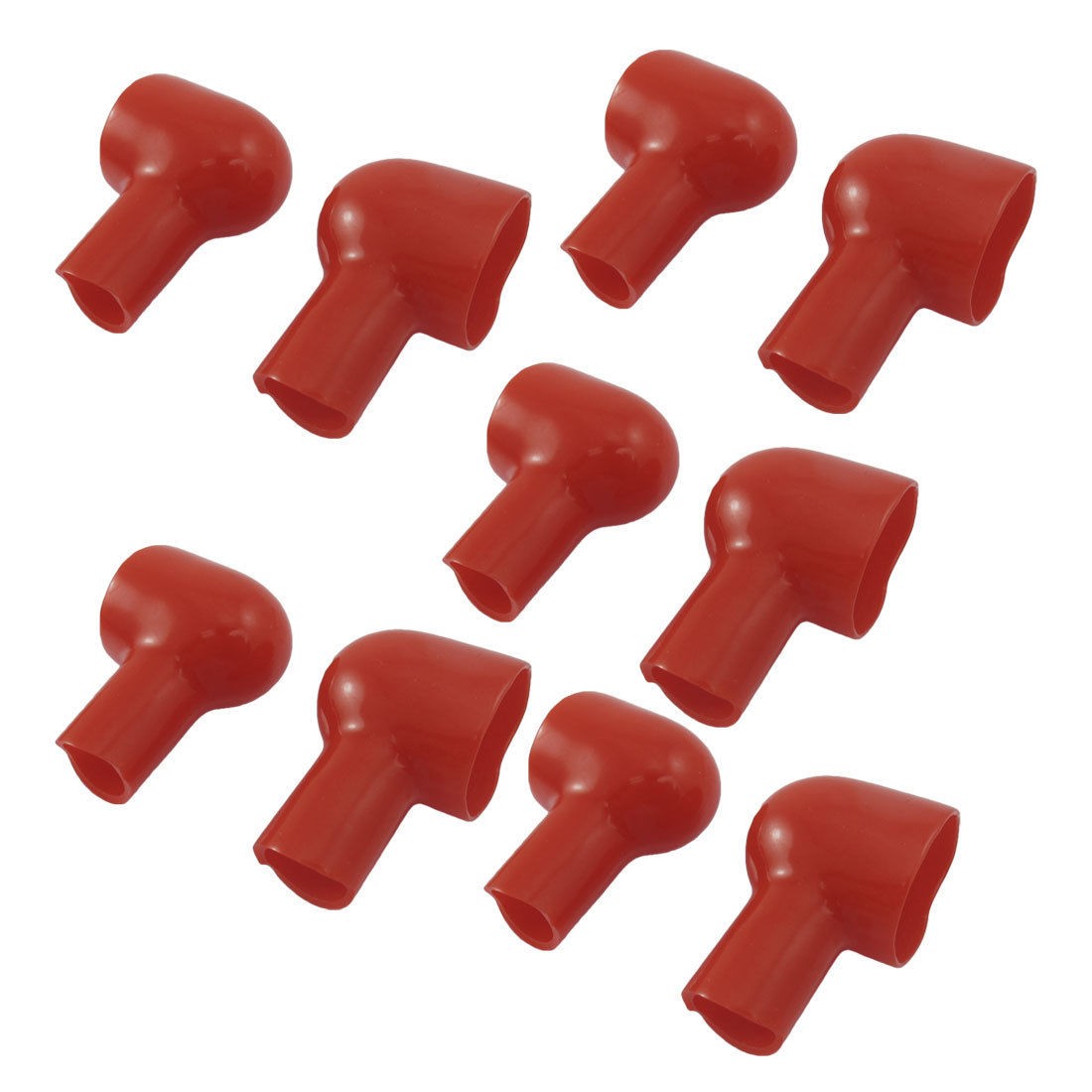 10 Pcs Red Soft Plastic Battery Terminal Insulating Covers Boots Ivpxb