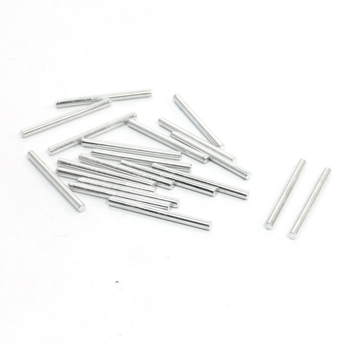 RC Toy Car Model Part Stainless Steel Round Rods Axles 25mm x 2mm 20 Pcs