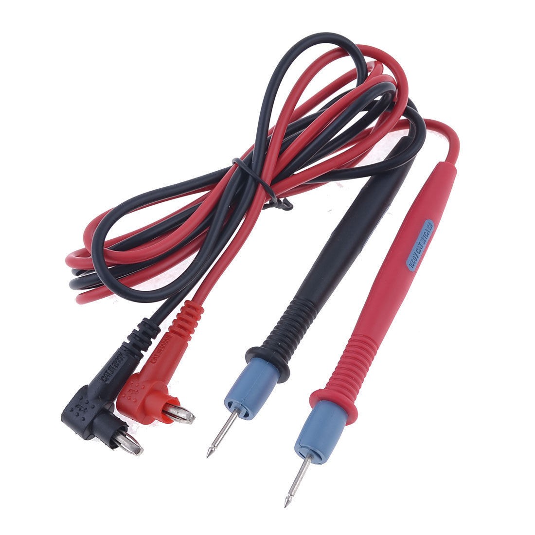 2 Pcs Replacement Red Black 1000V 10A Multimeter Test Lead Cable Probe 45.3"