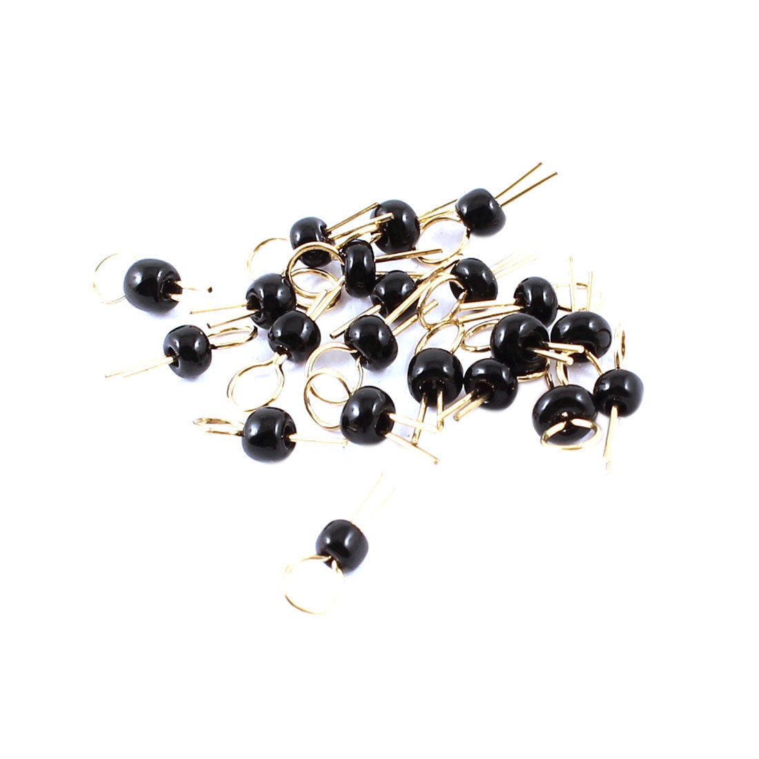 25 x PCB Board Breadboard DIY Electronic Test Endpoint Pin Black
