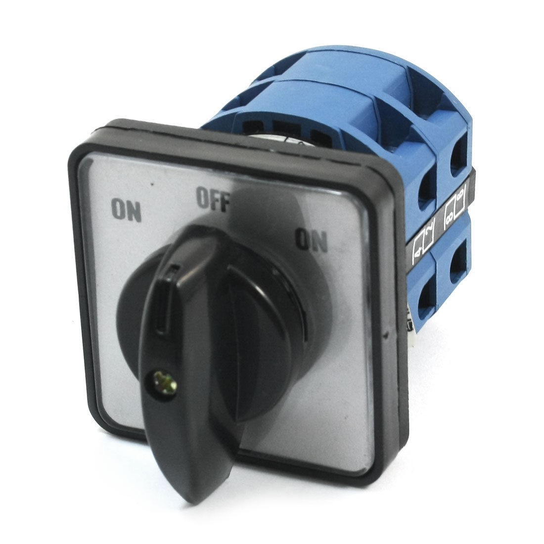 2-Phase 3 Positions Cam Changeover Switch w Installation Screws 660V 25A