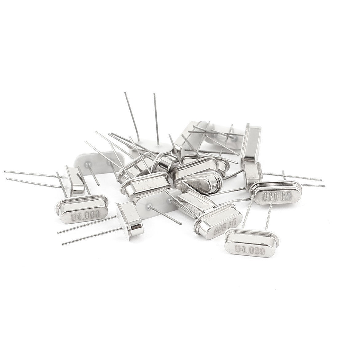 20 x Low Profile 4MHZ 4.000MHZ DIP Quartz Crystal Oscillator HC-49S Replacements