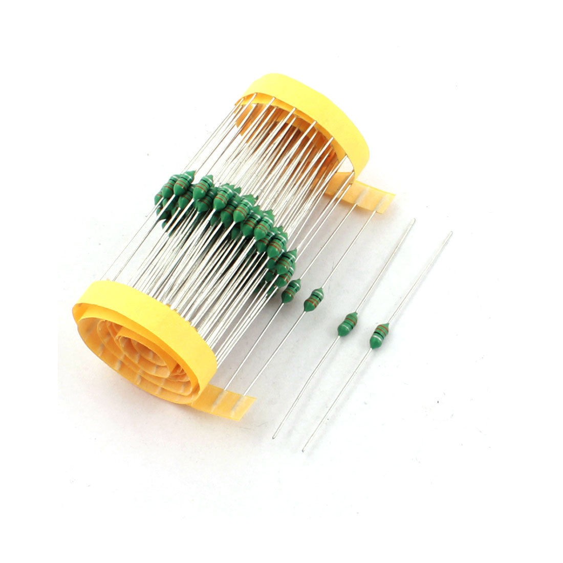 100Pcs Electronic Component 1/2W 33uH 10% Color Ring Inductors 3x7mm
