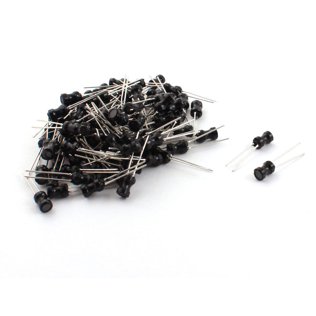 100Pcs 600mA 10% 4x6mm Power Plug-in Inducers Magnetic Core Inductors 2.2UH