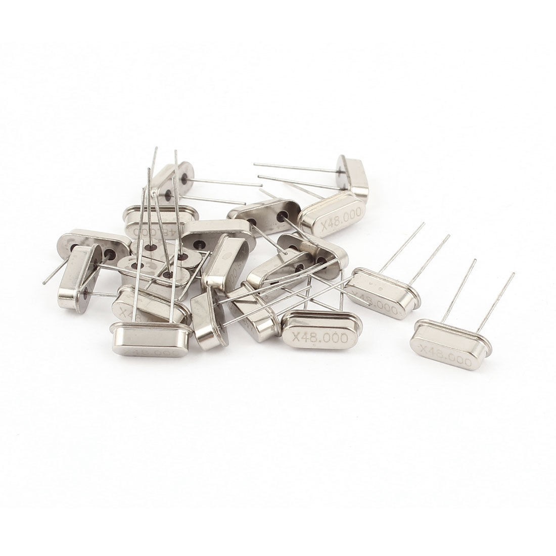 20 Pcs Low Profile 48MHZ 48.000MHZ Quartz Crystal Oscillator HC-49S Replacements