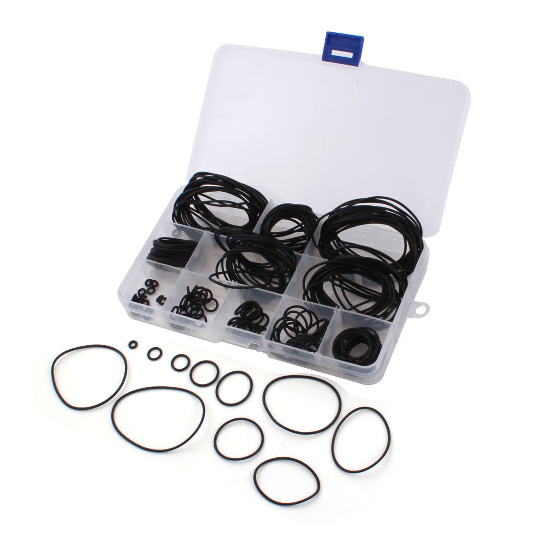 220Pcs Assortment 6mm-52mm OD 11 Size Rubber Oil Sealing O Ring Washer Gasket