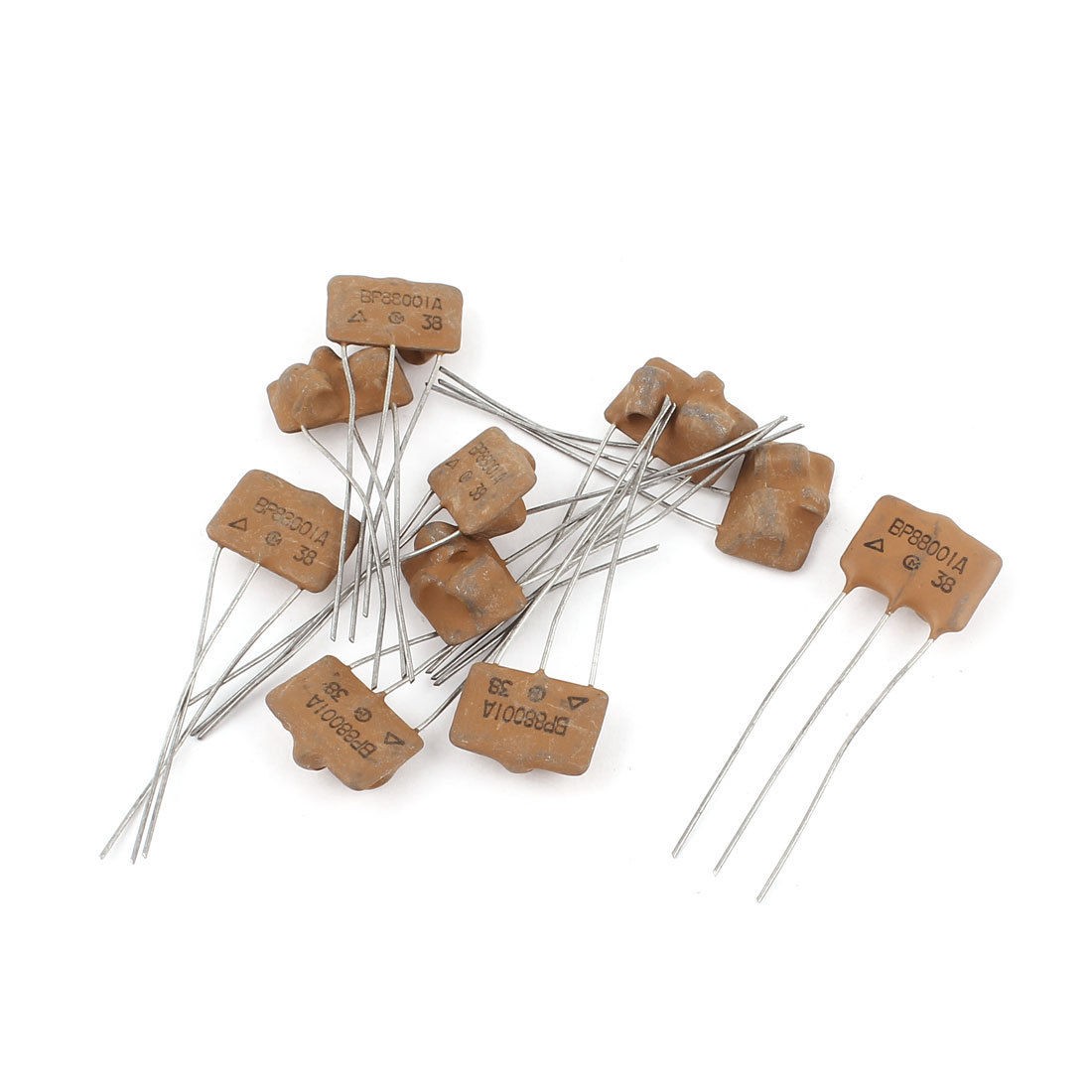 10 Pieces 3Pins LC Bandpass Filter BP88001A 50MHz-150MHz 14.5mmx10mmx5m<wbr/>m