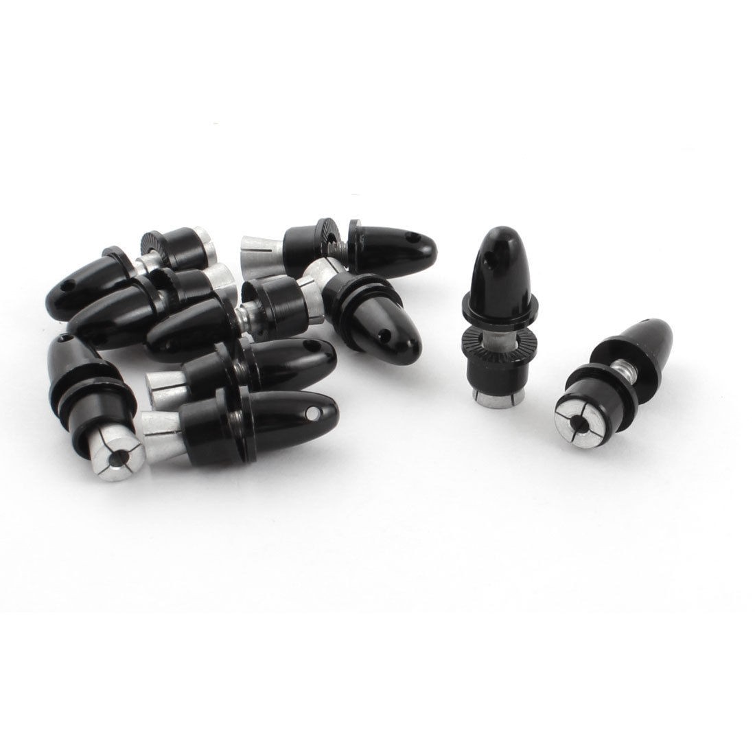 10 Pcs Black Aluminium Alloy Bullet Propeller Adapter for RC Brushless Motor
