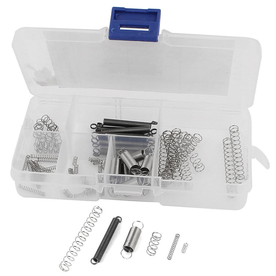 Repairing Close-coiled Hook End Extension Compression Spring Set 70Pcs
